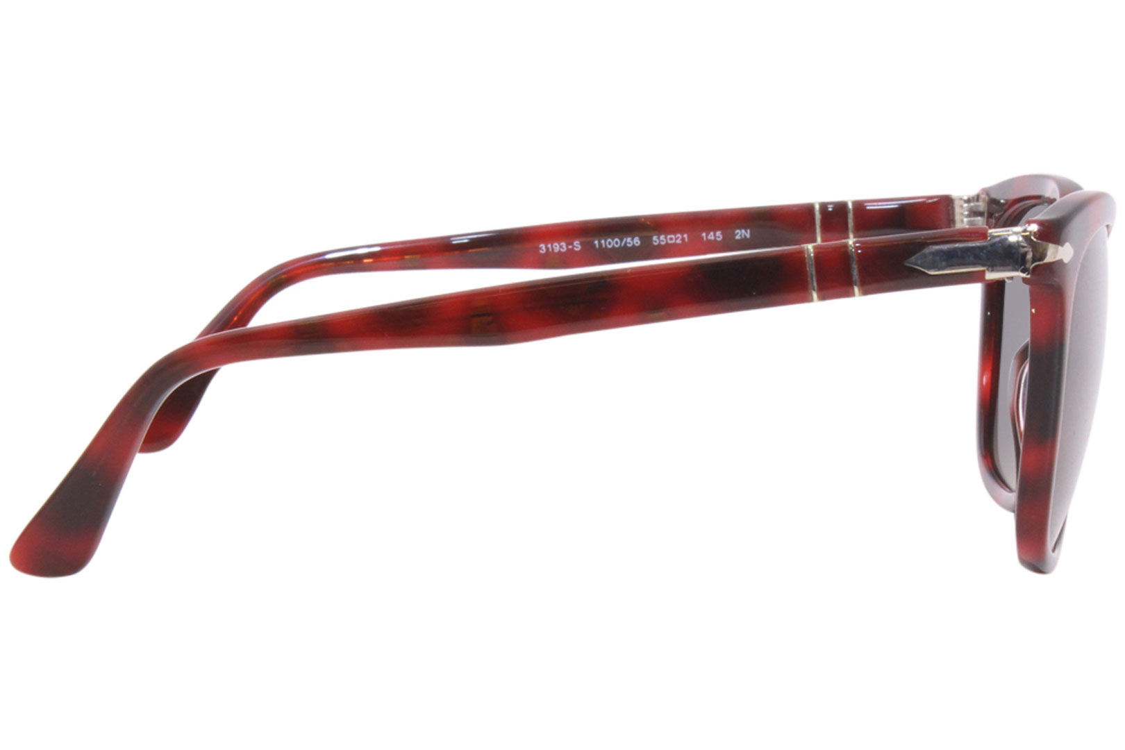 Persol Striped Red & Brown Lens Sunglasses – Stanley Korshak