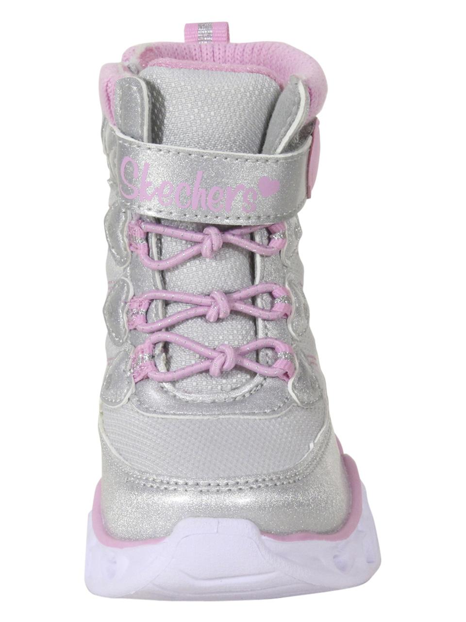 radical Desgastar Nervio Skechers Toddler Girl's Heart Lights Heart Chaser Light Up Winter Boots  Shoes | JoyLot.com