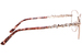 Bebe BB5230 Eyeglasses Women's Full Rim Rectangle Shape