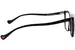 Betsey Johnson Kiss And Tell Eyeglasses Women's Full Rim Rectangle Shape
