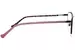 Betsey Johnson Muse Eyeglasses Women's Semi Rim Cat Eye