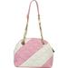 Betsey Johnson Women's Split Decision Quilted Heart Dome Satchel Handbag