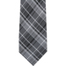 Calvin Klein Men's Graphite Schoolboy Plaid Tie