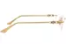 Esmont Habu EMX011 Eyeglasses Rimless Rectangle Shape