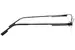 Flexon E1165 Eyeglasses Men's Semi Rim Rectangle Shape