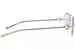 Gucci GG1703O Sunglasses Rimless Style Custom Diamond Cut Design Lenses