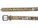 Real Tree Men's Belt Western Canvas & Leather