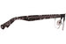 John Varvatos V181 Eyeglasses Men's Semi Rim Rectangular Optical Frame