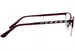Judith Leiber Couture Rhythm Eyeglasses Women's Semi Rim Cat Eye