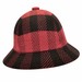 Kangol Men's Frontier Casual Fashion Check Bucket Hat