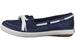 Keds Women's Glimmer Metallic Stripe Slip On Boat Shoes