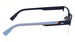 Lacoste L2305 Eyeglasses Men's Semi Rim Rectangle Shape