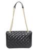 Love Moschino Women's Chain Handle Quilted Shoulder Handbag