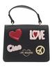 Love Moschino Women's Ciao Patch Mini Crossbody Handbag