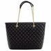 Love Moschino Women's Quilted Nappa Leather Tote Carry-All Handbag