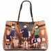 Love Moschino Women's Saffiano Large Printed Tote Handbag