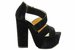 Luichiny Women's Fashion Retro Sandal Van Buren Suede Platform Shoes
