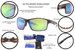 Marine Visual HD Polarized Marine-Wind MV1120 Sunglasses Men's Rectangular
