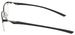 Nike 4318 Eyeglasses Men's Semi Rim Rectangle Shape