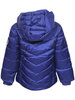 Nike Little Girl's Zip-Up Hooded Puffer Jacket Chevron
