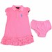 Polo Ralph Lauren Infant Girl's Neon Cotton Polo Dress Outfit