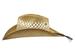 Scala Men's Pinch Front Raffia Western Hat
