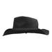 Scala Women's Shapeable Toyo Western Hat