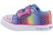 Skechers Toddler Girl's Twinkle Toes Colorful Crochets Light Up Sneakers Shoes