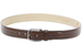 Trafalgar Men's Terrance Genuine Cortina Leather Belt