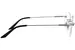 Versace VE1305 Eyeglasses Women's Rimless Round Shape