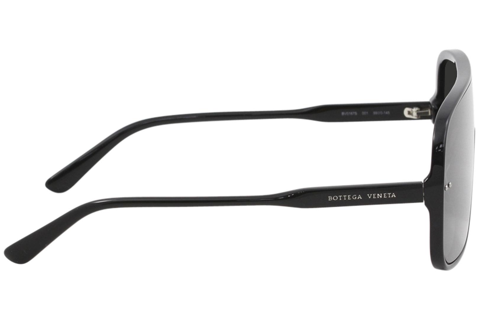 Bottega Veneta Men's BV0167S BV/0167/S Fashion Shield Sunglasses 