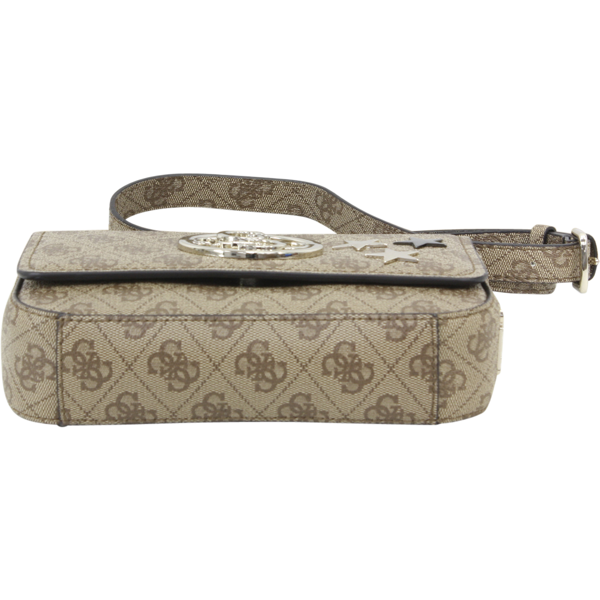 Guess Women's G Lux Mini Quilted Flap-Over Crossbody Handbag | JoyLot.com