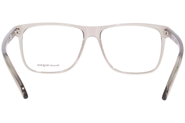  Alexander McQueen AM0247O Eyeglasses Frame Men's Full Rim Rectangular 