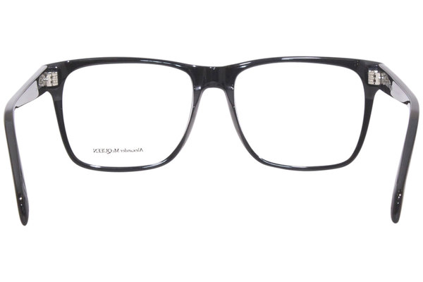  Alexander McQueen AM0282O Eyeglasses Frame Men's Full Rim Rectangular 