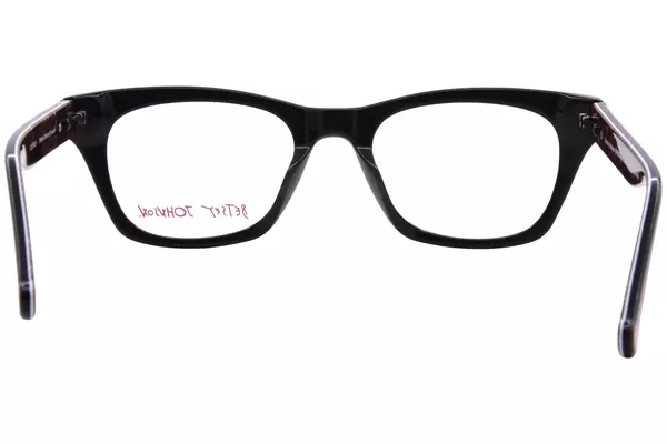  Betsey Johnson Breadwinner Eyeglasses Full Rim Square Shape 