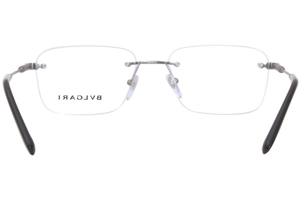  Bvlgari 1097 Eyeglasses Frame Women's Rimless Rectangular 