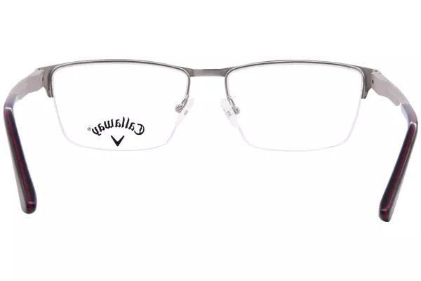  Callaway LA-Cima Eyeglasses Men's Semi Rim Rectangle Shape 