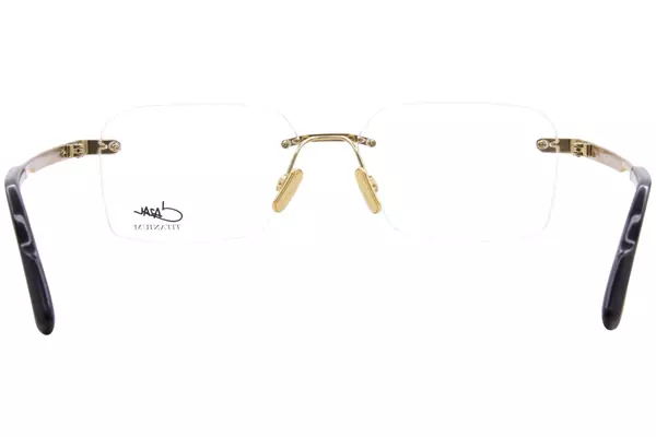  Cazal 7116 Eyeglasses Men's Rimless Rectangle Shape 