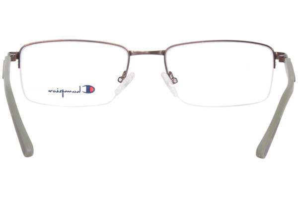  Champion GO Eyeglasses Men's Semi Rim Rectangular Optical Frame 