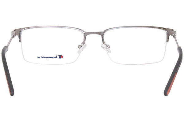  Champion Pushx Eyeglasses Men's Semi Rim Rectangular Optical Frame 