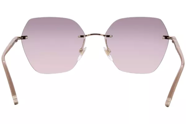  Chopard SCHL88M Sunglasses Women's Square Shape Rimless Style 
