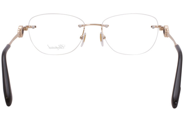  Chopard VCHD11S Eyeglasses Women's Rimless Oval Optical Frame 