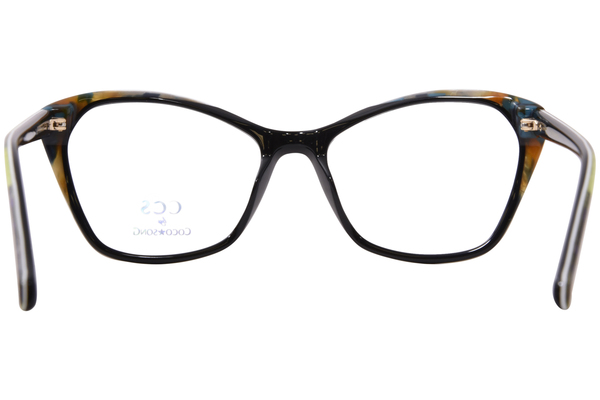  Coco Song CCS203 Eyeglasses Women's Full Rim Square Shape 