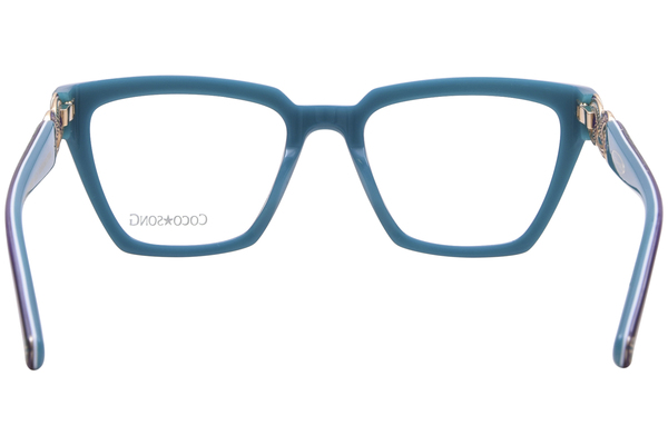  Coco Song Monkey Knot CV303 Eyeglasses Women's Full Rim Rectangle Shape 