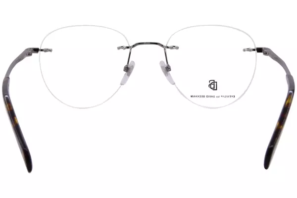  David Beckham DB 1166 Eyeglasses Men's Rimless Oval Shape 