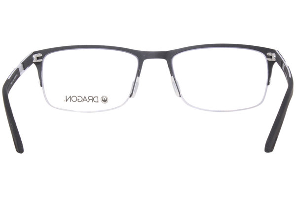  Dragon DR5008 Eyeglasses Men's Semi Rim Rectangle Shape 