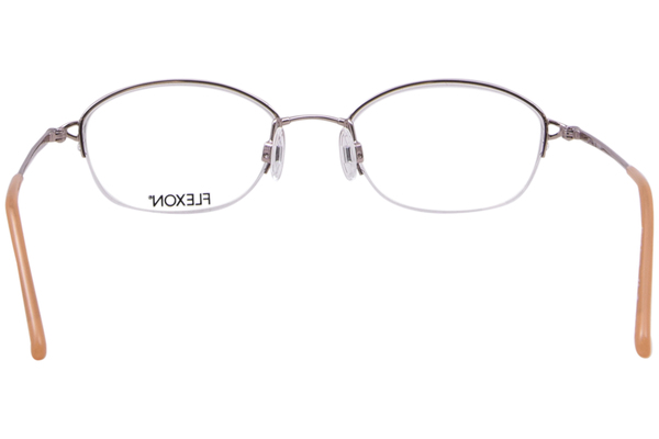  Flexon 651 Eyeglasses Women's Semi Rim Oval Shape 