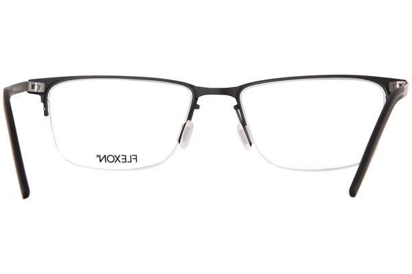 Flexon B2030 Eyeglasses Men's Semi Rim Rectangle Shape 
