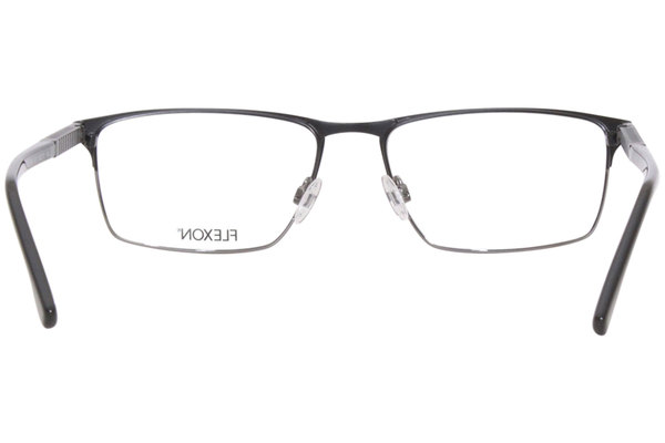  Flexon E1014 Eyeglasses Men's Full Rim Rectangle Shape 
