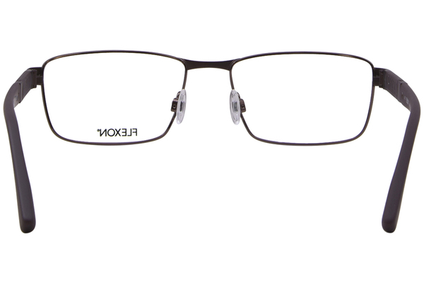  Flexon E1111 Eyeglasses Men's Full Rim Rectangle Shape 